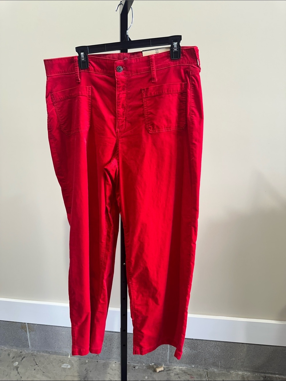 NWT Red St John’s Bay wide leg pants size 14 women’s